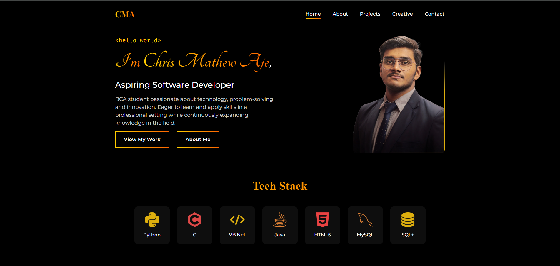 theCMA.xyz Homepage